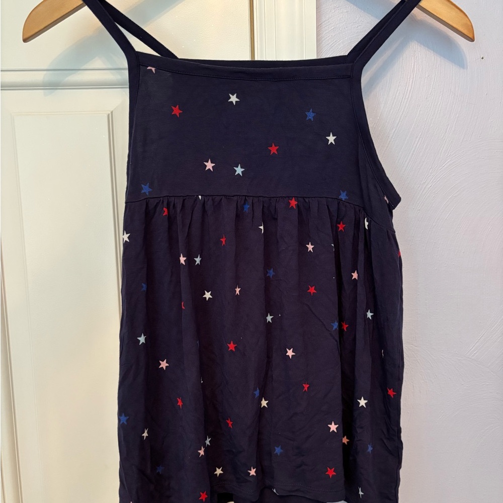 Girls Old Navy Dark Blue Starry Tank Top